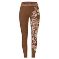 thumbnail image 3 of Leggings à Imprimé Rétro Style Cowboy Western pour Femmes, Pantalon de Yoga de Randonnée d'Automne avec Coupe Extensible Confortable, Pantalon Décontracté pour Usage Quotidien, Voyage, Activités de Plein Air, Équitation et Style Équestre Rose G, 3 of 5