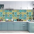 thumbnail image 2 of Pegatinas de suelo de baldosas retro Baño Cocina Calcomanías de pared impermeables (HZ008) Likrtyny Para estrenar, 2 of 4