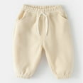 thumbnail image 2 of TOOYOU Boys Pants Toddler Children Kids Baby Solid Pants Trousers Size 12-18 Months , Beige, 2 of 3