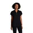 thumbnail image 4 of Barco One Engage Knit Pro 2-Pocket Zip Neck Dolman Scrub Top, 4 of 10