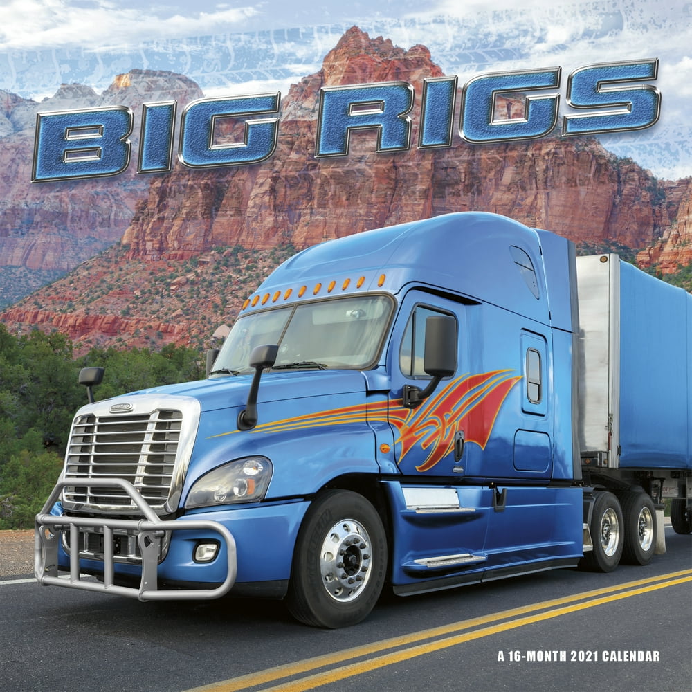 DateWorks 2021 Big Rigs Wall Calendar - Walmart.com - Walmart.com