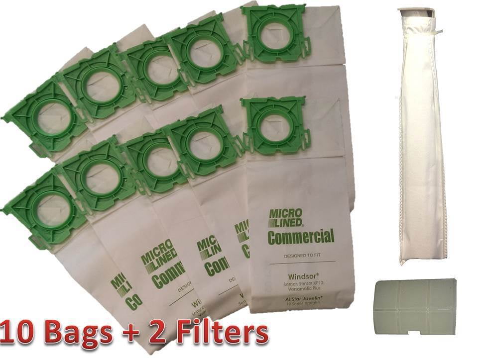 Windsor 10 Bag Casa Vacuums replacement for Sebo Filter Kit 5301ER 5143 2846 