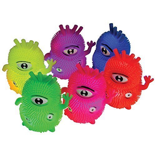 US Toy Surtido Alien Monster Light Up Puffer Balls (6) U.S. Toy 0049392629390