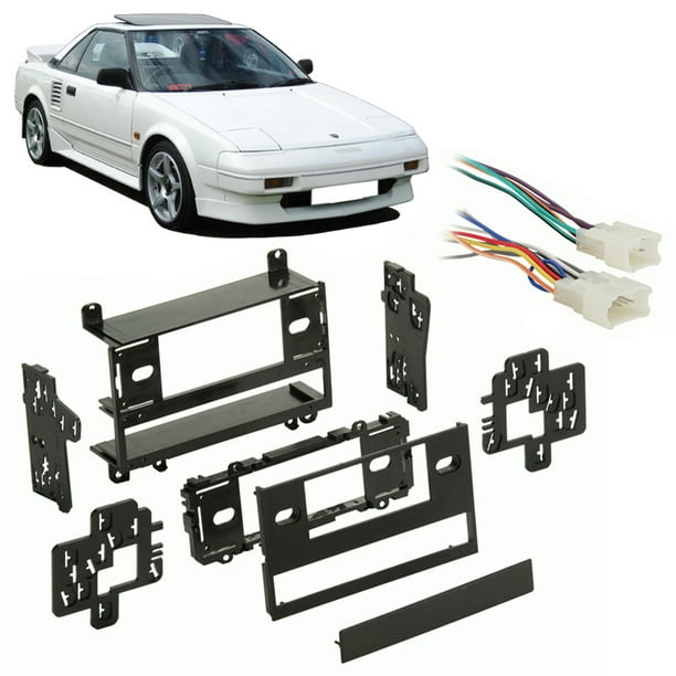 Fits Toyota MR2 1987-1990 Single DIN Stereo Harness Radio Install Dash
