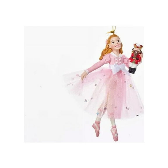 Kurt Adler Pink Clara Christmas Ornament