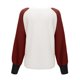 thumbnail image 5 of Puntoco moda mujer Casual manga larga cuello redondo Patchwork señoras tops sudaderas Puntoco Puntoco-6068, 5 of 6