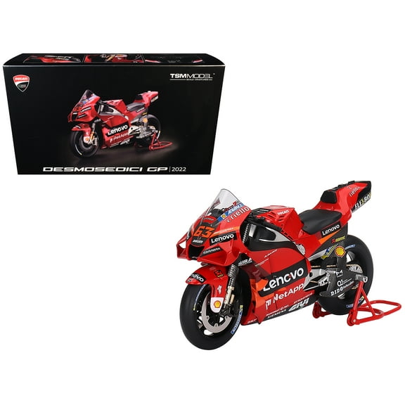 Ducati Desmosedici #63 "Presentation" "MotoGP World Championship" (2022) 1/12 Motorcycle Model by True Scale Miniatures