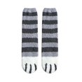 thumbnail image 1 of Women Winter Fluffy Fuzzy Warm Slipper Socks Cute Meow for Cat Paws Print Hosier, 1 of 4