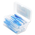 thumbnail image 4 of Qarigey Cepillo interdental de 40 Uds., hilo flexible, cepillos de de empuje, herramienta de higiene bucal para interiores y exteriores, cuidado de los oídos Azul 1.0 mm Qarigey JJ24500-05B, 4 of 6