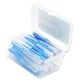 thumbnail image 5 of Soidarity Cepillo interdental de 40 Uds., hilo flexible, cepillos de de empuje, herramienta de higiene bucal para interiores y exteriores, cuidado de los oídos Azul 1.0 mm Soidarity  JJ24500-05B, 5 of 6