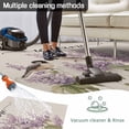 thumbnail image 5 of Lavender Bird Outdoor Rug 3x5 Ft - Reversible Patio Rug Outdoor Camping Rugs, Country Purple Garden Flowers Spring Washable Indoor Outdoor Area Rugs, Non-Slip Outdoor Carpet Runner for Deck/Porch, 5 of 8