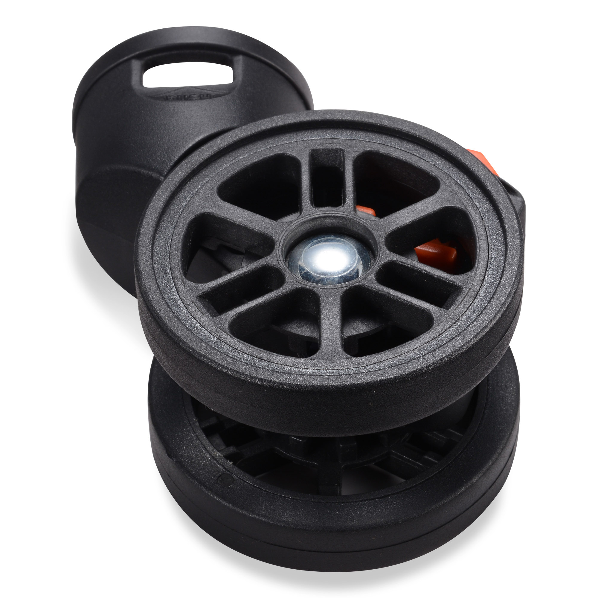 Byootique 4Pcs 2" Swivel Replacement Wheel Caster with Locking Brake for BYOOTIQUE Makeup Case