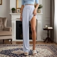 thumbnail image 2 of JIAYUE Women's Pants Ankle-Length Straight Leg Lightweight Summer Trousers With Soft Viscose Fabric For Comfortable Daily Wear Stylish Bottoms For Women, 2 of 4