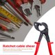 thumbnail image 1 of Alicates cortadores de cables multifuncionales herramienta de electricista pelacables de trinquete, 1 of 8
