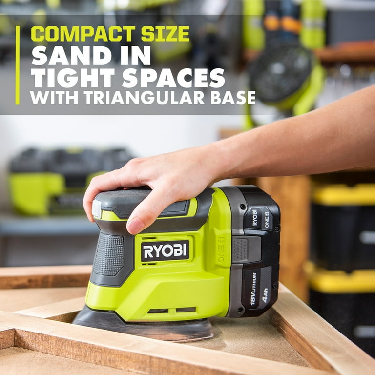 Ryobi 18V ONE CORNER CAT FINISH SANDER PCL416B Walmart