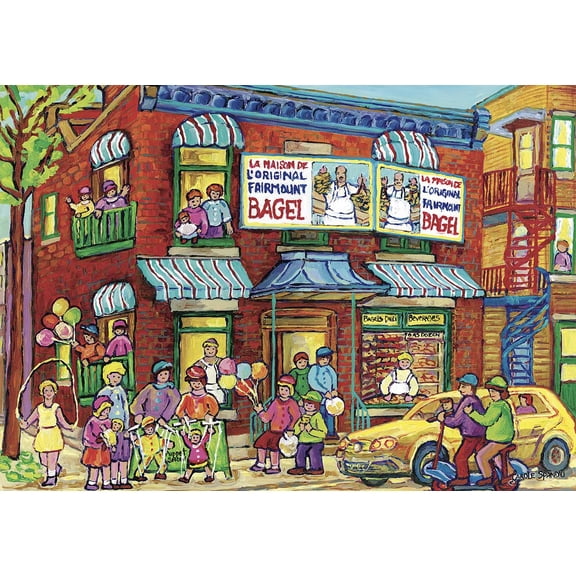 Summer Fun in the Street by Carole Spandeau - 1000 Piece Puzzle