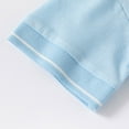thumbnail image 5 of Zanarzt Toddler Boy Short Sleeve Shirt Cotton Baby and Toddler Boys' Everyday Short Sleeve Graphic T Shirts Back to School Clothes Light Blue,7-8 Years, 5 of 9