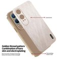 thumbnail image 5 of KADEM For OnePlus Nord CE4 Lite 5G Case Electroplating Silk Texture PU + TPU Phone Back Cover - Gree, 5 of 5