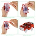 thumbnail image 3 of HLONK 4Pcs Tracks Cars Replacement Only ，Light Up Car Model Toy，with 5 LED Light  Battery Powered，Compatible with Most Tracks for Toddlers Aged 3+，Fun Gift for Kids, 3 of 7