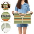 thumbnail image 5 of Yayeee Foldable Storage Basket for Shelves with Handles Waterproof Cloth Bins, Orange Martini, 5 of 7
