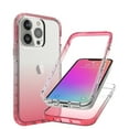 thumbnail image 7 of iPhone 13 Pro Max Case,Dteck Shockproof Rubber Bumper Hybrid PC Gradient Lightweight Slim Transparent Back Cover without Screen Protector For Apple iPhone 13 Pro Max 6.7-inch,Red, 7 of 7
