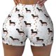 thumbnail image 2 of Balery Dachshund Dog Pantalones cortos de entrenamiento estampados para mujer, sin costuras, ajustados, para gimnasio, yoga, correr, deportes, ejercicio activo, fitness.-Large, 2 of 8