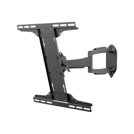 UPC: 0735029271901 | Peerless Full-Motion Plus Wall Mount SA746PU – Mounting kit (wall plate  articulating arm) – for flat panel – fused epoxy – gloss black – screen size: 22 -50  – mounting interface: 400 x 400 mm