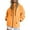 Orange, variant on UngA Rain Slicker for Women Women's Utility Jackets Zip Up Snap Button Anorak Jackets Utility Coat Outwear Flap Pockets Lightweight Jacket Orange,2XL