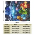 thumbnail image 4 of Ultra-Soft Micro Fleece Blanket Ninjago Super Soft Plush Blanket For Winter Bedding Bed Couch Sofa For All Seasons 50"X40", 4 of 7