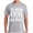 Grey, variant on Men's Short Sleeve Crew Neck Shirts Summer Novelty Letter Graphic Print Tee Shirts Casual Regular Fit Pullover Tops