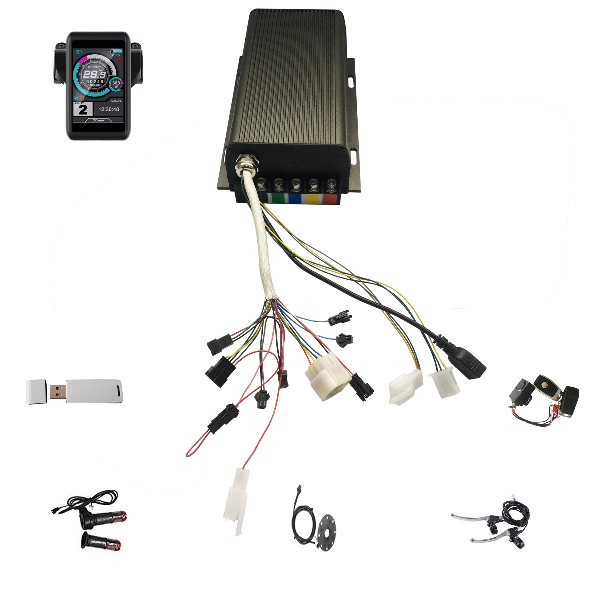 150A sabvoton controller + ukc1 display + throttle + alarm lock one set