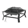 thumbnail image 3 of Mainstays 30 in. Square Steel Fire Pit, 3 of 5