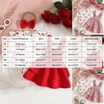 thumbnail image 3 of CAUYDY Newborn Gifts For Baby Girl Shower Outfit Ruffle Long Sleeve Romper Set 0 3 6 9 12 18 Months Preemie Clothing Fall Winter Pink Sizes 9-12 Months, 3 of 7