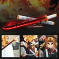 thumbnail image 3 of HI-REEKE Anime Sword Demon Building Block Set Slayer Katana Kyojuro Rengoku Building Kit ABS Toy Red, 3 of 9