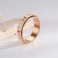 thumbnail image 2 of TNOBHG Rotating Stress Relief Ring Stainless Steel Couples Rotating Ring Moon Star Fidget Spinner Design Anti Stress Jewelry Gift for Women Men Couple Ring, 2 of 8