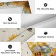 thumbnail image 5 of Sunflower Gnomes Outdoor Rug 5x8 Ft, Non Slip Washable Area Rug, Farmhouse Leaf Floral Spring Summer Patio Rugs Carpet Runner, Large Floor Mat for Indoor/Outdoor Deck Porch Camping, 5 of 8
