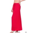 thumbnail image 2 of Zenana Women & Plus Relaxed Drawstring Waist Draped Basic Maxi Skirts with Side Pockets, 2 of 6