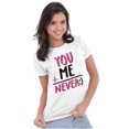 thumbnail image 4 of You Me Never Sassy Math Nerdy Geeky Women's Graphic T Shirt Tees Brisco Brands X, 4 of 5