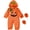 Hooded orange pumpkin, variant on WIBACKER Baby Girl Flannel Pumpkin Costume Baby Boy Halloween Costumes Kids Hooded Romper Orange Onesie Unisex 0-18 Months