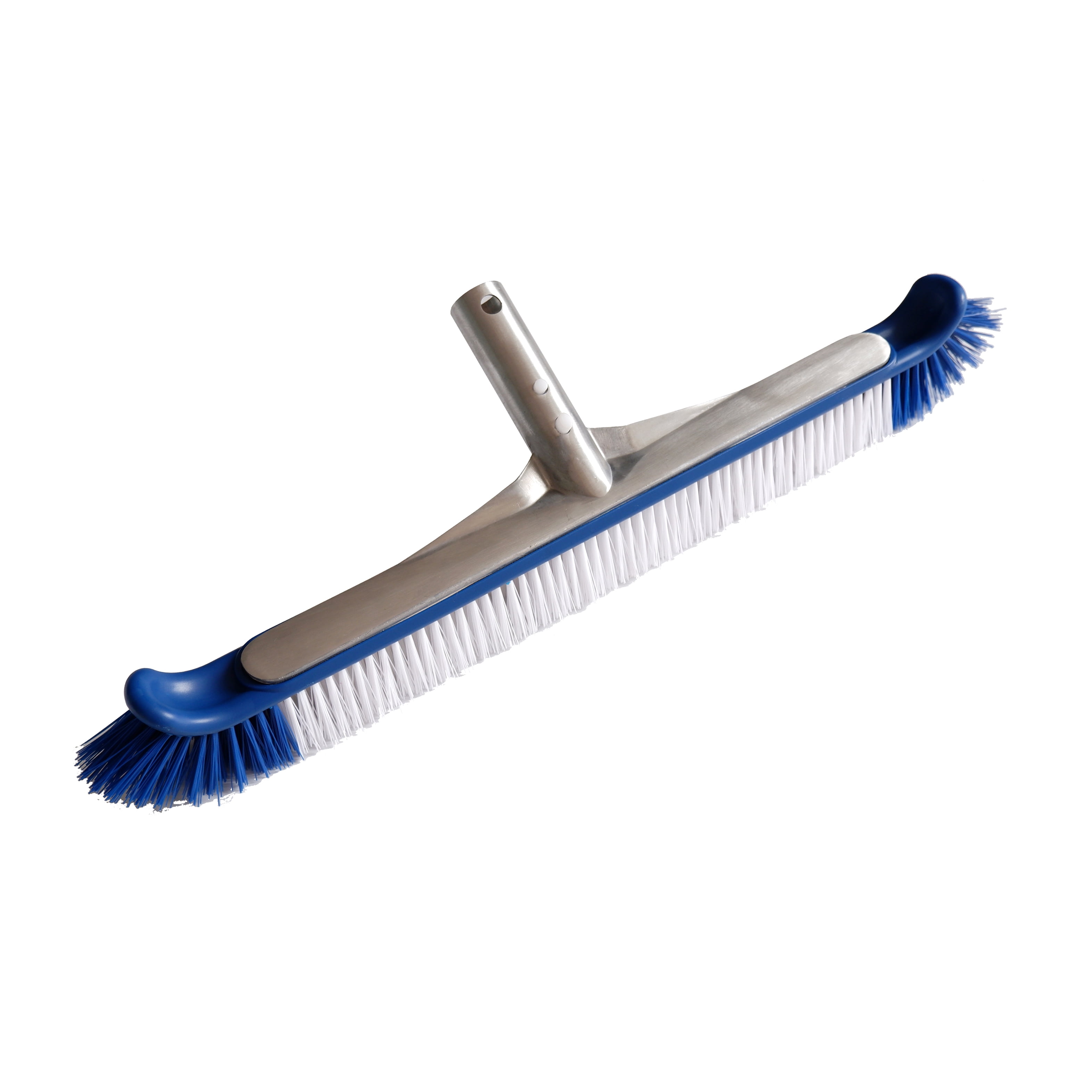 Mainstays 20" Pool Brush with Aluminum Back and Blue&White PP Bristle