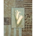 thumbnail image 2 of Marrott, Stephanie 26x31 Gold Ornate Wood Framed with Double Matting Museum Art Print Titled - Aqua Calla Lily, 2 of 4