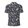 thumbnail image 4 of Rocae Space Cars for Men's Short Sleeve Polo Shirt, Quick Drying Performance Moisture Wicking Sports Men's Golf Shirt XX-Large, 4 of 9