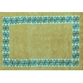 thumbnail image 1 of Ahgly Company Indoor Rectangle Abstract Light Blue Modern Area Rugs, 2' x 3', 1 of 4