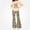 Beige, variant on WAVSUF Girls Graphic Sets 2 Piece Long Sleeve Sweatshirt and Flare Leg Pants Fall Breathable Casual Clothes 5