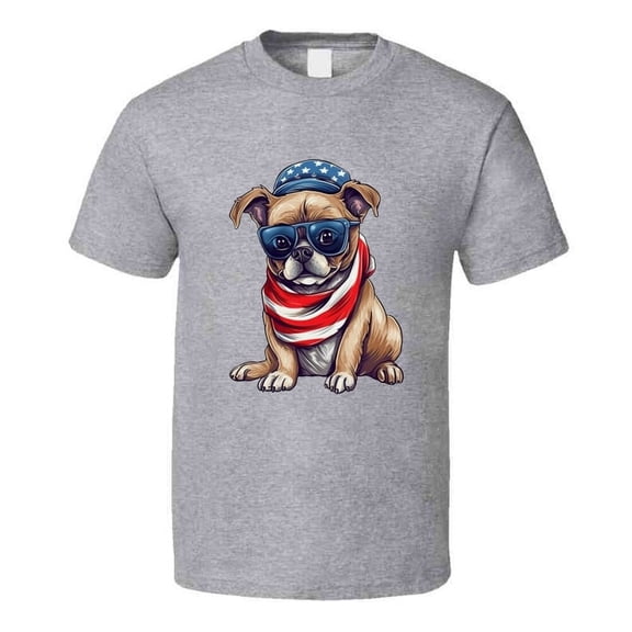 Usa Patriotic Dog Tee Freedom Pride Tshirt July 4th T Shirt