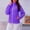 Purple, variant on Goodtrade8 Womens Coats Warm Zip up Fleece Jacket Casual Solid Color Long Sleeve High Neck Women's Tops