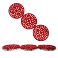 thumbnail image 1 of Trademark Innovations Salvamanteles Decorativos De Hierro Fundido De 7,5 Pulgadas Para Platos Calientes Con Pies De Goma, Juego De 3, 1 of 3