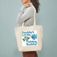 thumbnail image 3 of CafePress - DADDY's LITTLE FISHING BUDDY! Tote Bag - Unisex Canvas Tote Bag, Beige, 1-Piece, 3 of 7
