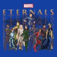 thumbnail image 2 of Men's Marvel Eternals Group Repeating Graphic Tee Royal Blue 2X Large, 2 of 4
