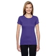 thumbnail image 2 of Fruit of the Loom 4.7 oz. 100% Sofspun Cotton Jersey Junior Crew T-Shirt (SSFJR) Purple, S, 2 of 2